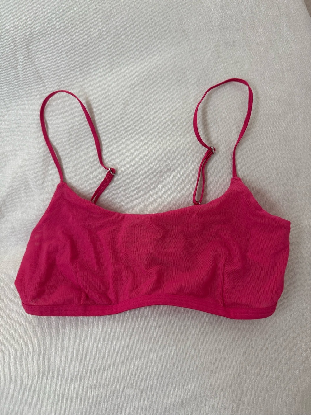 ALO Yoga Hot Pink Adjustable Strap Bralette